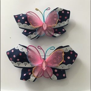 Butterfly clips set